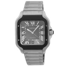 CARTIER  Stainless Steel ADLC 40mm "Santos de Cartier" WSSA0037-4072 Box NEW
