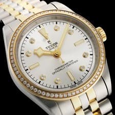 Tudor Black Bay One 39 S&G M79673-0006 Diamond Bezel 8P Diamond Index #SU080