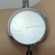 Georg Jensen Torun 327 Quartz Denmark Stainless Steel Bangle Watch M #667B