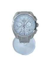 Seiko Solar Watch Analog White SLV 5X53-0AV0 Used