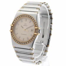 Omega Constellation Diamond Bezel, Diamond Indices, Quartz _947220