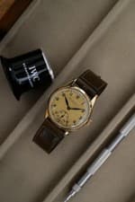 Vintage IWC Schaffhausen Cal. 83, 14K Yellow Gold. Freshly Overhauled + warranty