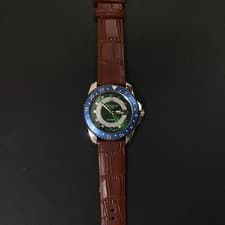 Jaeger LeCoultre Vintage Automatic Men's Watch with Green Dial, Serviced
