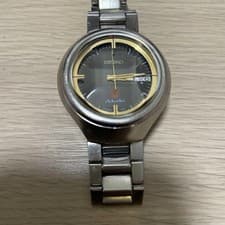 Seiko Advan 6106-7680 Automatic Wristwatch Black Dial Used From Japan