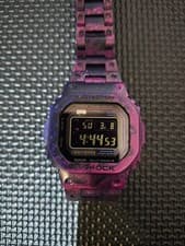 CASIO G-SHOCK GCW-B5000UN-6JR Carbon Full Metal Square Watch Purple Japan