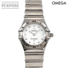 Omega Constellation 1561 71 Quartz Women’s Watch White Shell 22mm Used