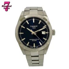 TISSOT Gentleman Automatic Powermatic 80 Stainless Steel Watch Blue Dial 40mm U