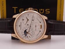 JAEGER LECOULTRE DUOMETRE A QUANTIEME LUNAIRE FOUDROYANTE 18KT ROSE GOLD WATCH