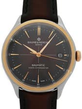 Baume & Mercier Bohm & Merchez Clifton M0A10713 40mm Brown Dial Box Card #T314