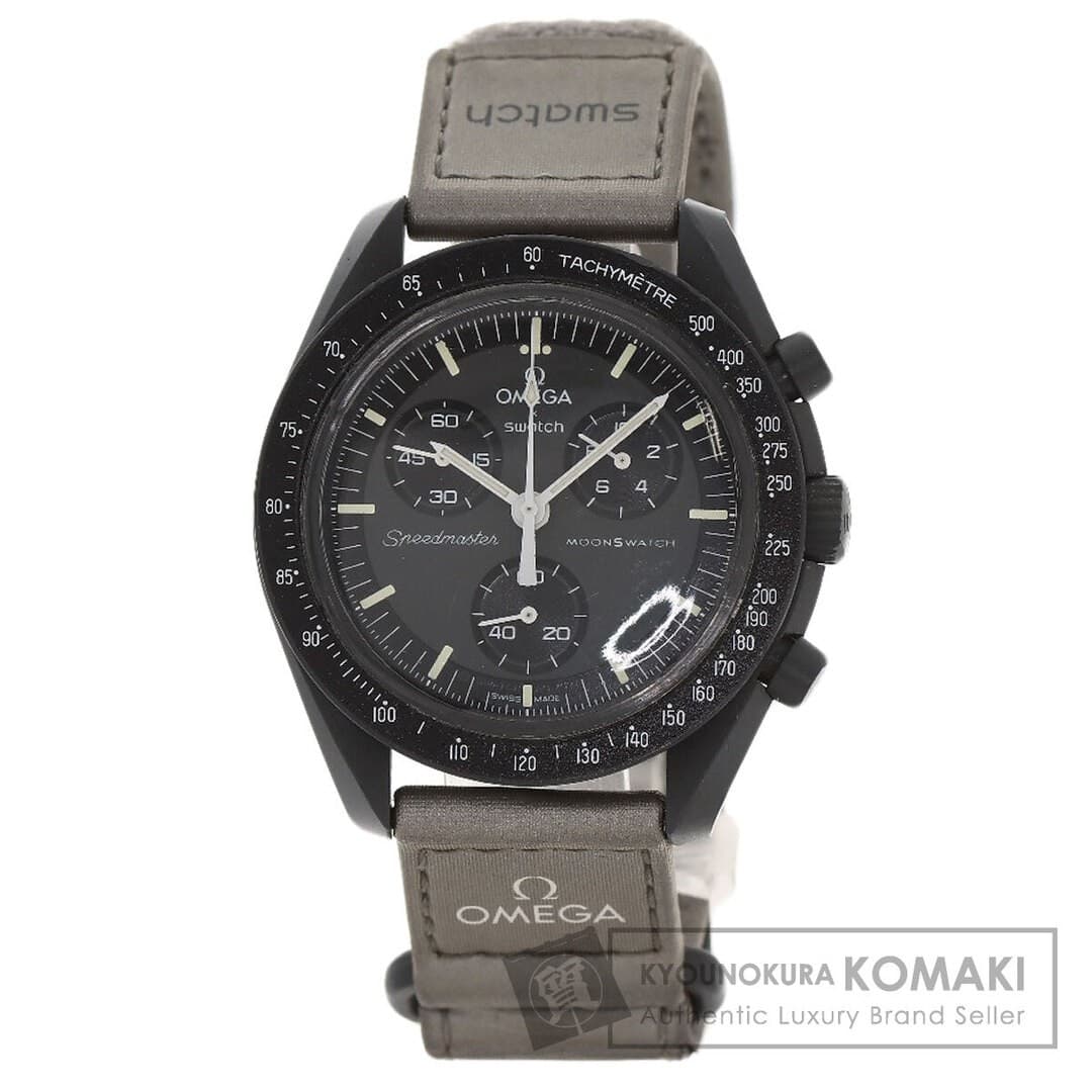 Swatch Moon Swatch MISSION TO MERCURY Chronograph Ceramic Case Used Japan From J