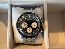 SBTR055 Seiko Chronograph Watch, Black