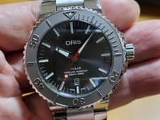 ORIS Aquis Date Relief 43.5mm Full Kit ref: 01 733 7789 4153-07 8 23 04PEB