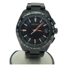 [SEIKO] Seiko Men's Watch Radio Solar BRIGHTZ Brights All Black Date 7B27-0AC0