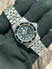 [Vintage] TAG HEUER 1500 Professional 929.208 Date Quartz Womens Watch b329