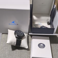 CASIO OCEANUS OCW-T2600B-1AJF Classic Line Analog Watch Black Tough pre-owned