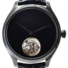H. MOSER & CIE  -  Endeavour Tourbillon in Steel DLC