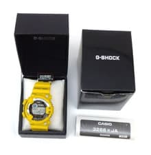 CASIO G-SHOCK GF-8250-9JF Yellow Rubber Solar Digital Watch FROGMAN Unused Japan