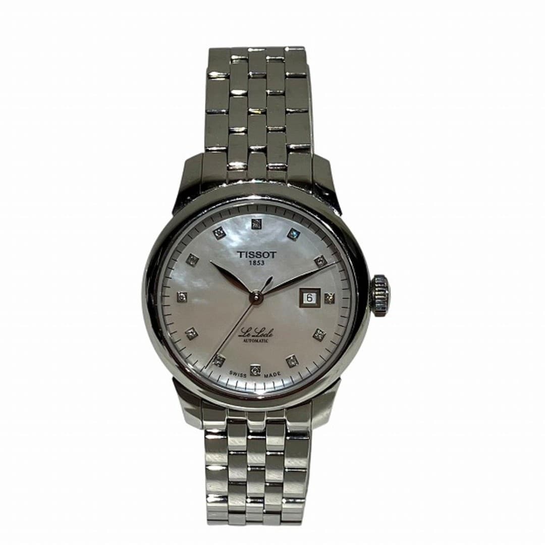 Tissot Le Locle T006207A Automatic Watch Ladies Used White Dial 28.5mm From Japa