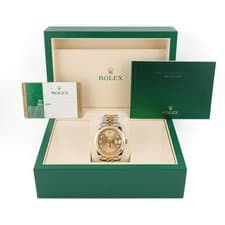 Rolex 126333 Datejust 41 mm Champagne Dial Jubilee Bracelet Box and Papers 2017