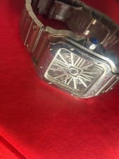 SANTOS DE CARTIER SKELETON WATCH