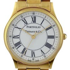Tiffany Portfolio for Unisex Watch Quiet timeless luxury Quartz is designed