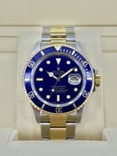 Rolex Submariner Blue/Purple Dial on Oyster 16803 1988