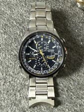 Citizen Blue Angels Eco-Drive Radio Controlled Chronograph 200m Broken Band