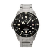 Tudor Pelagos LHD Titanium Auto 42mm Left Hand Bracelet Watch 25610TN