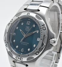 [Near MINT] TAG HEUER Kirium Professional WL1117 Watch 200m Water Resistant Blue