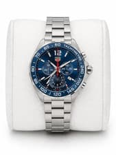 TAG Heuer Formula 1 43mm Silver Stainless Steel Case with Silver Stainless Steel