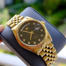 Orient President SEV0J001B Automatic Day-Date Men's Watch – Used, Japan