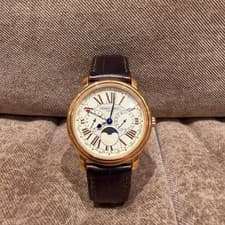 Frederique Constant Classics Business Timer Leather Quartz  Watch FC-270EM4P5