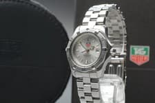 Full Set 【Near MINT in BOX 】 TAG Heuer WK1312-1 Silver Quartz Ladies Watch JAPAN