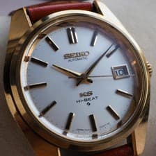 Seiko King 56KS Gold Plated Men's Watch 60s Vintage 7000 Series Used