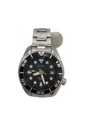 SEIKO Prospex Scuba Automatic Mechanical Watch Analog Stainless BLK SLV SS 6R15