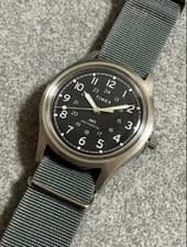 Timex MK1 TW2Y07900 Military Watch 36mm Stainless Steel with Box & Papers