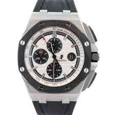 Audemars Piguet Royal Oak Offshore "Panda" 44mm Silver Chronograph Dial Watch#
