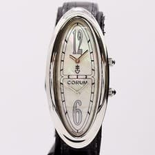 CORUM 13722020 Ladies Quartz Working Dress Watch Authentic Japan Rare Vintage