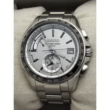 Seiko Brightz Solar Radio Titanium World Time Dual Time Sapphire Watch