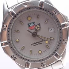 [Near MINT] TAG heuer Professional WE1411-R 28mm Silver Dial Womens Quatz Watch