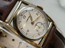 Vintage Longines 10K GF Mainliner Watch 10L Movt Running / Needs Service