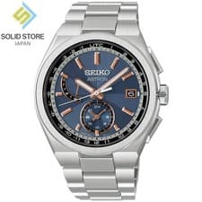SEIKO ASTRON NEXTER HAD002J Titanium Radio Controlled Solar Navy Dial Watch