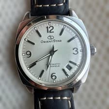 ORIENT STAR ER11-C0 Cushion Case Automatic Watch Ivory Dial 40mm Japan