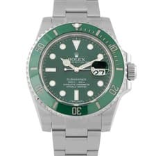 Rolex Submariner Hulk Steel Watch 116610v
