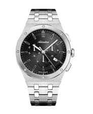 ADRIATICA Men Quartz Casual Watch Classic Dress Black Dial Waterproof Swiss Chro