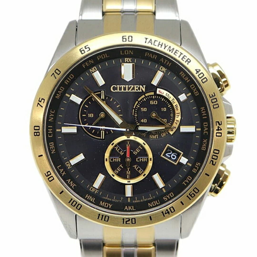 Citizen Men's Radio Controlled Eco-Drive Solar Watch CB5875-97E Japan From Japan