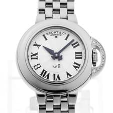 Beda And Company BEDAT & Co. No.8 827.021.600 Silver Quartz Used TOMI-0