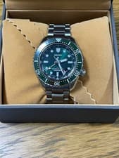 Seiko SBEJ009 Diver Scuba Timepiece Green Dial GMT 72H Reserve Genuine