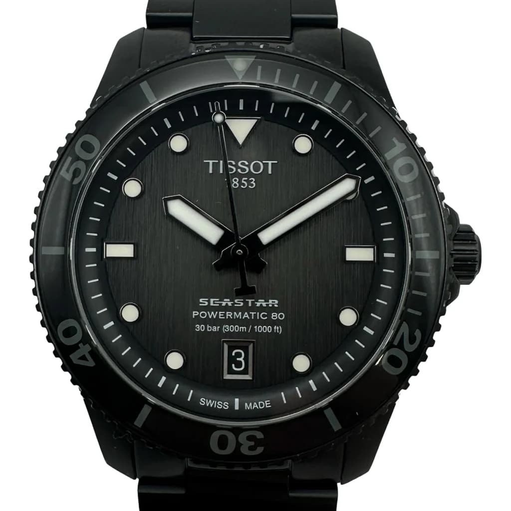 Tissot Seastar 1000 Powermatic 80 T120.807.33.051.00 Black Stainless #OK1515