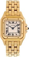 Cartier Panthere 107000 M 18k White dial 22mm Quartz watch